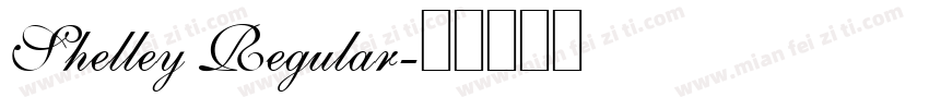 Shelley Regular字体转换